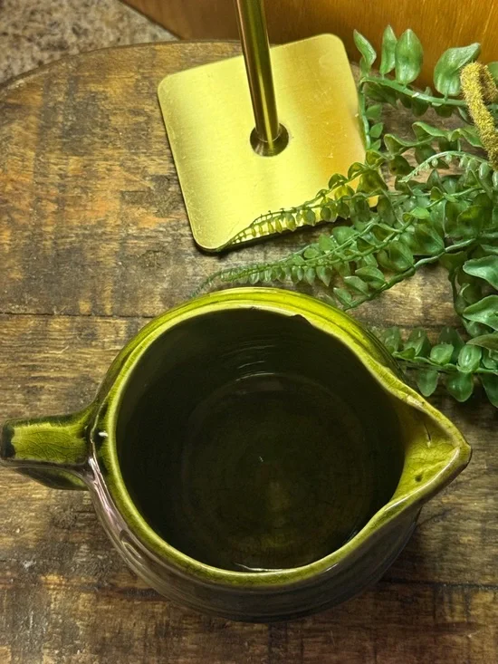 Antique Brush McCoy Water Pitcher “Avenue of Trees” 5”Tall - Picture 6 of 9